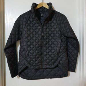 Athleta Whisper Featherless Puffer Jacket Women Blacks Quilted High Low Hem XXS